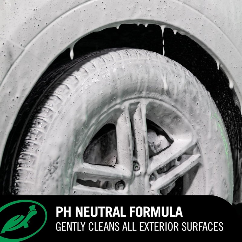 TurtleWax 54320 Hybrid Solutions Slick-N-Slide Pure Wash, pH Neutral, Extreme Foaming Car Wash Soap, Hand Wash or Foam Cannon Application, Clay Bar Lubricant, Spot Free Clean, 64 oz. (Pack of 1) - Image 5